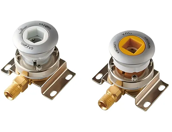 Unidade terminal de gás médico da unidade principal da cama do console médico dos equipamentos de enfermagem da enfermaria do hospital